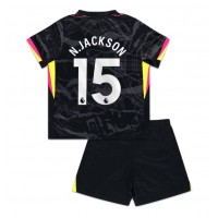 Chelsea Nicolas Jackson #15 Tredjedraktsett Barn 2024-25 Kortermet (+ Korte bukser)